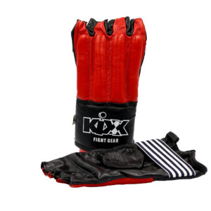 LEATHER MITT FINGERLESS GLOVES